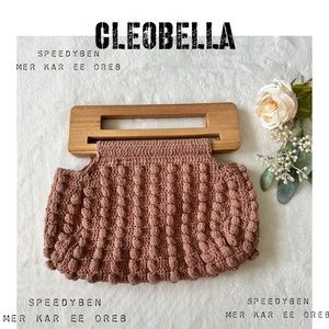 Cleobella Mauve Tulum Mini Tote